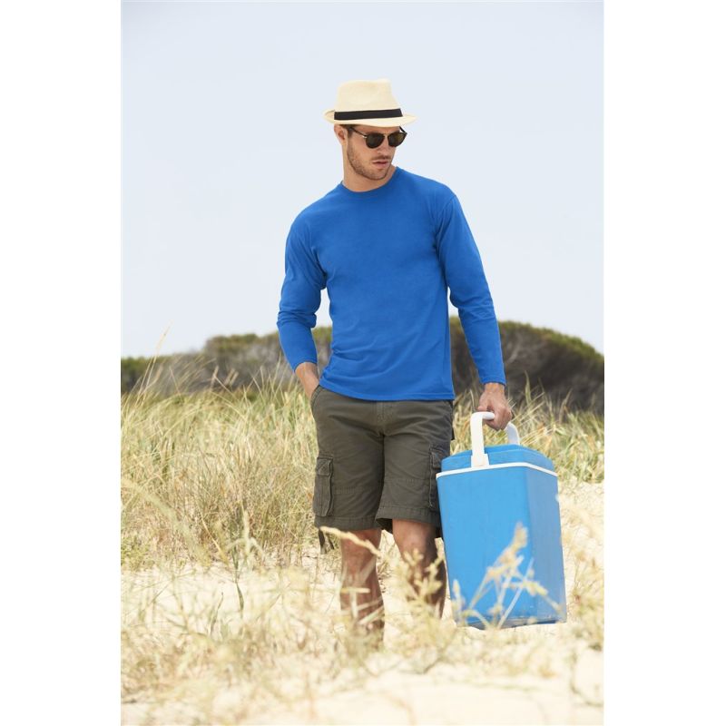 0610380 - FRUIT OF THE LOOM - Unisex Valueweight Hosszú ujjú Póló - Fruit of the Loom