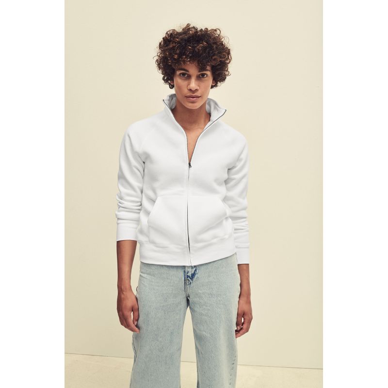 0621160 - FRUIT OF THE LOOM - Női Zippzáras Pulóver - Fruit of the Loom