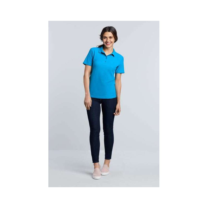 GIL64800 - SOFTSTYLE® LADIES' DOUBLE PIQUÉ POLO - Gildan