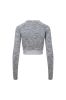 JC039 - NŐI HOSSZÚ UJJÚ CROP TOP Kép 1.