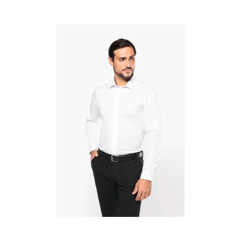 PK506 - MEN'S LONG-SLEEVED TWILL SHIRT