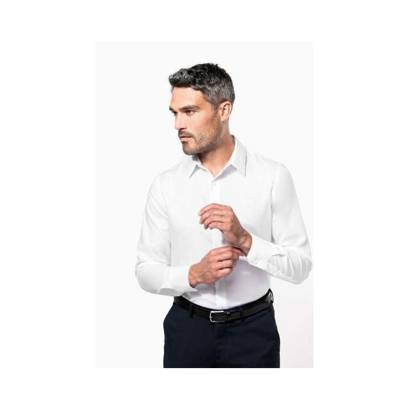 KA522 - FÉRFI HOSSZÚ UJJÚ PRÉMIUM VASALÁSMENTES ING - Kariban