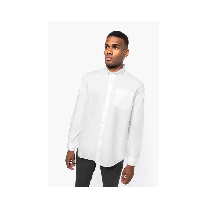 KA533 - FÉRFI HOSSZÚ UJJÚ KÖNNYEN KEZELHETŐ OXFORD ING - Kariban