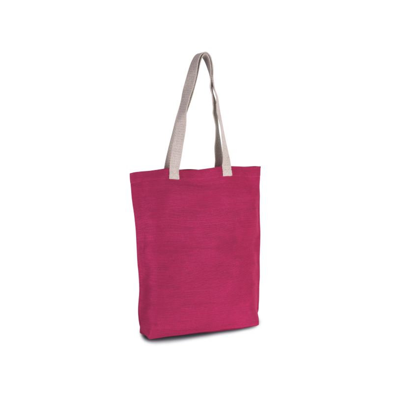 KI0229 - BEVÁSÁRLÓ TÁSKA JUTA ÉS PAMUT KEVERÉKBŐL - Kimood