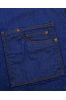PR134 - 'DISTRICT' WAXED LOOK DENIM BIB APRON Kép 2.