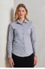 PR344 - WOMEN'S STRETCH-FIT COTTON POPLIN LONG SLEEVE SHIRT - Premier
