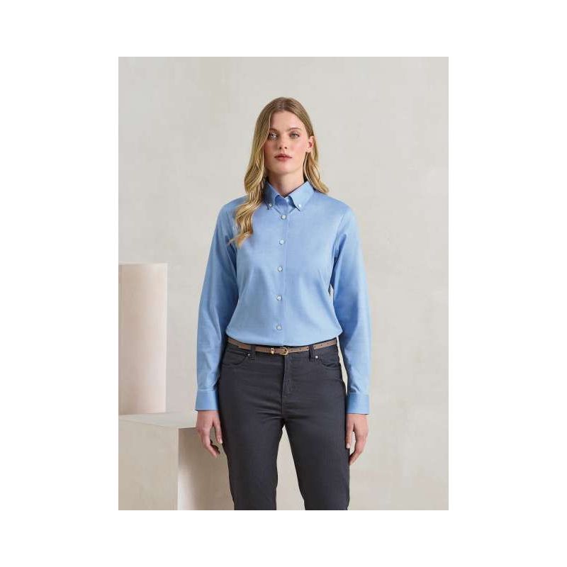 PR384 - SUPREME’ OXFORD WOMEN’S LONG SLEEVE SHIRT - Premier