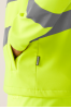 RETRA712 - HI-VIS PRO CONTRACT ABLAZE 2 LAYER SOFTSHELL JACKET (CLASS 3) Kép 4.