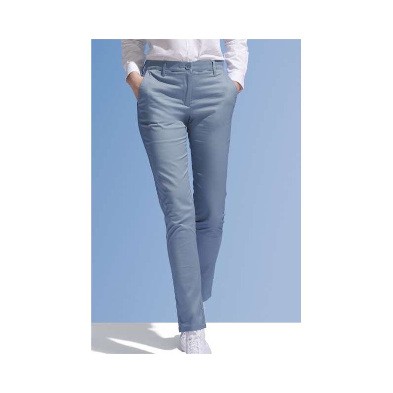 SO02918 - SOL'S JARED WOMEN - SATIN STRETCH TROUSERS - SOL'S